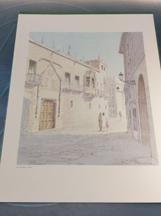 Acuarelas de Román García Rodrigo.