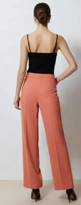 Pantalón flare naranja talla XL