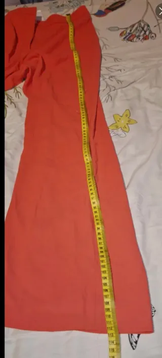 Pantalón flare naranja talla XL