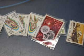 Sellos de países continente europeo años 40 y más.