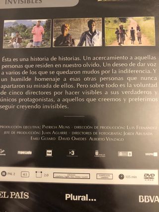 DVD Invisibles Documental Nuevo