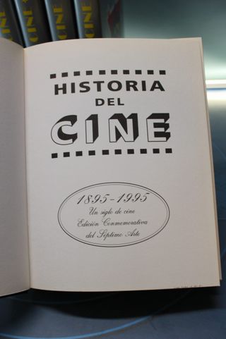 Historia del Cine. 1895 – 1995, un siglo de cine.