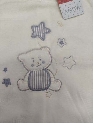 Conjunto bebé ANITA bege 6 meses - Novo