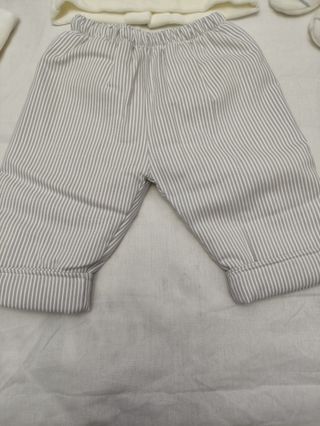 Conjunto bebé ANITA bege 6 meses - Novo