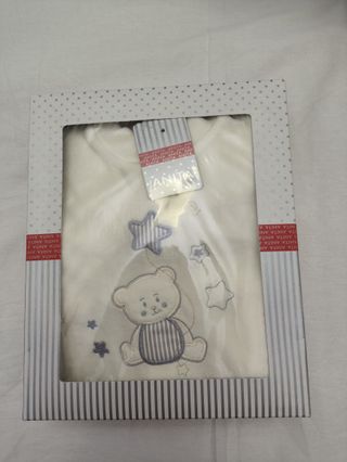 Conjunto bebé ANITA bege 6 meses - Novo