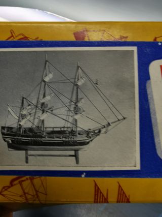maqueta vintage H.M.S. Bounty,  spain- H.M.S. BOUNTY - R-408 - CONSTRUCTO SAN LUIS MINORCA SPAIN - AÑOS 70