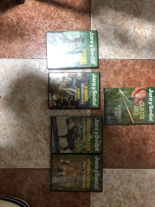5 DVDs Jara y Sedal Caza con Arco