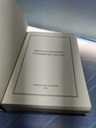 libro PERFILES SACERDOTALES CÁNTABROS DEL SIGLO XX