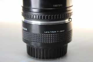 Objetivo, optica Sigma Zoom 75 – 200 mm 1:3.8 + Teleconverter Vivitar MC 2X 24. Para Contax.