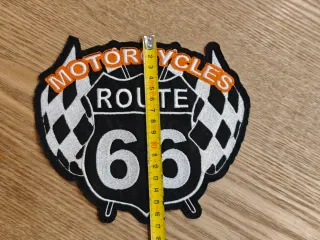 Parche espalda bordado ruta 66 Harley Davidson