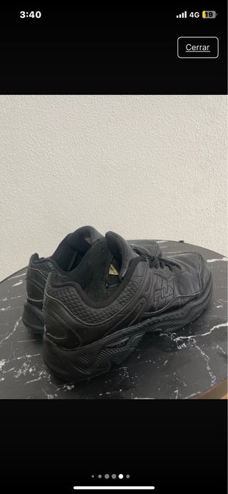 Deportivas Fila Mujer Negras