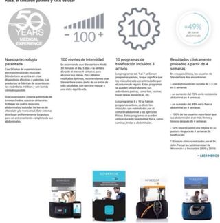 Cinturón Abdominal Slendertone ABS 8 Unisex