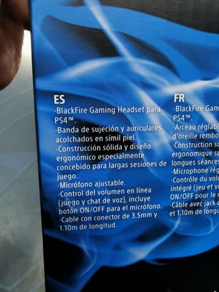 Auriculares gaming Blackfire BFX-15 PS4