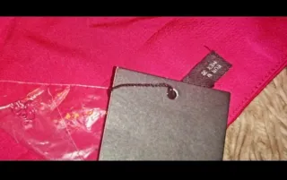 Falda mini drapeada satén M