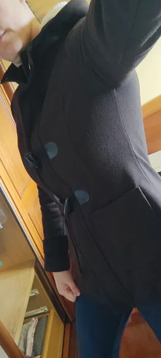 Chaqueta trenca marrón