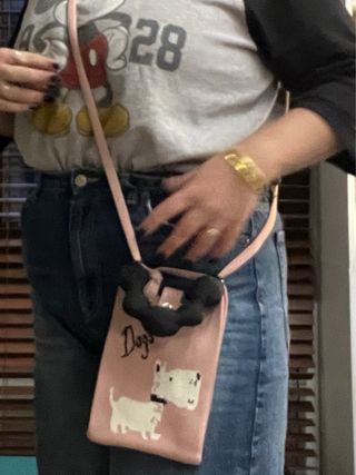 Borsetta cotone Dogs con cagnolino