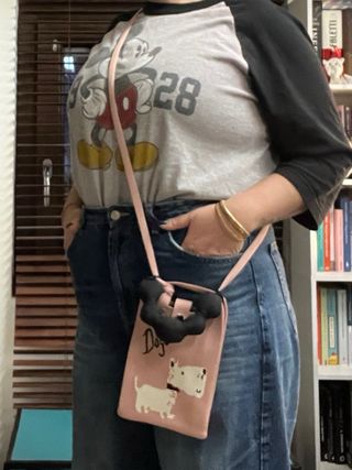 Borsetta cotone Dogs con cagnolino