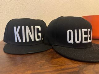 Gorras “King & Queen” Negras