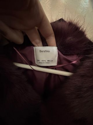 Bershka Pelliccia Sintetica Glicine/Viola L