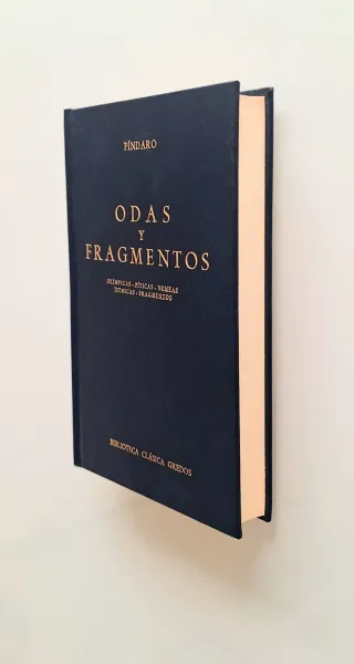 Odas y fragmentos, Pindaro, Gredos