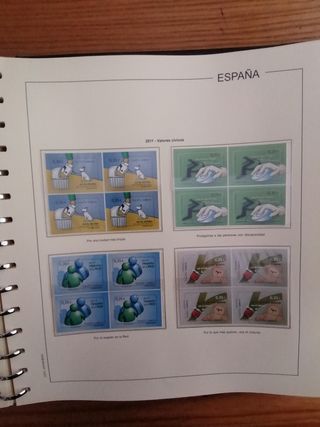 SELLOS ESPAÑA AÑO 2011**MNH. BLOQUE DE 4. HOJAS ED