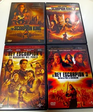 Saga El Rey Escorpión DVD (4 Películas)