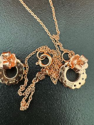 Conjunto Collar y Pendientes Tous Aro Multicolor