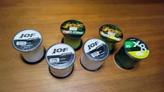 Lote 6 Bobinas Hilo Pesca JOF + Shawto