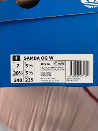 Adidas Samba OG Leopardo Rojo Talla 38.5