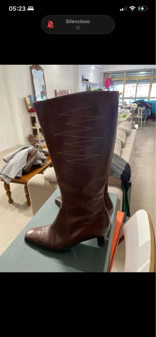 Stivali donna marroni