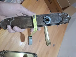 Manivelas puerta doradas antiguas