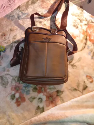 Bolso de hombre marrón