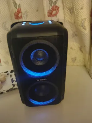 Altavoz W-KING 80W Negro/Rojo