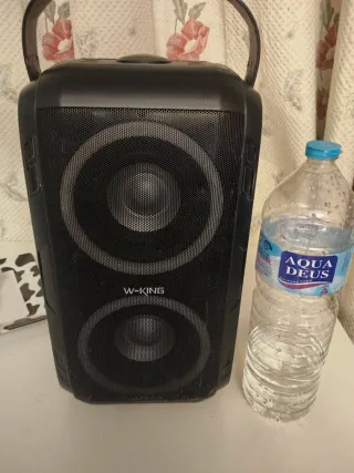 Altavoz W-KING 80W Negro/Rojo