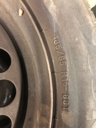 Llantas de chapa Opel Corsa E (4 unidades)