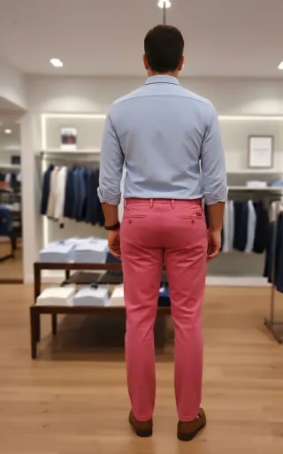 Bonito Pantalón Hackett London color Coral