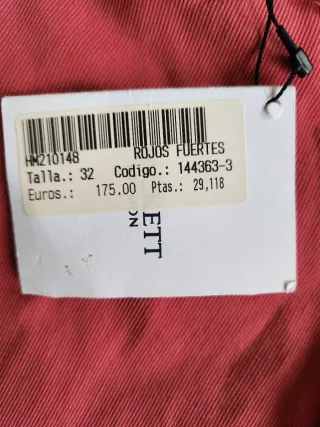 Bonito Pantalón Hackett London color Coral