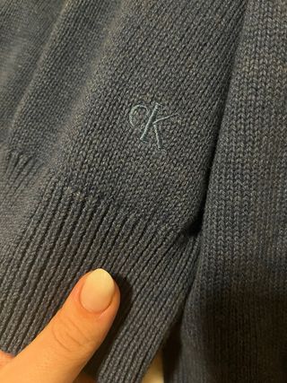 Jersey Calvin Klein Azul Marino Talla L