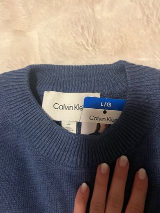 Jersey Calvin Klein Azul Marino Talla L