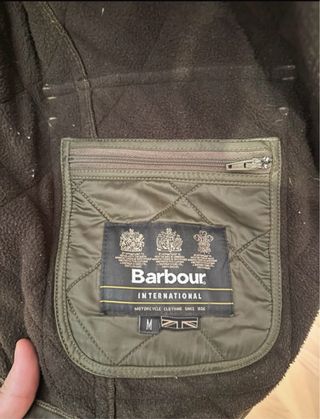 Chaqueta Barbour acolchada verde