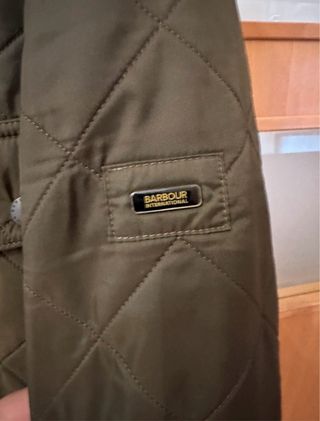 Chaqueta Barbour acolchada verde