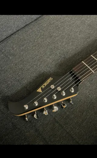 Samick Stratocaster Korea Guitarra Negra