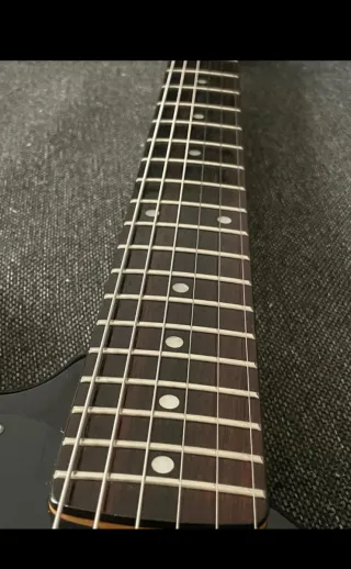 Samick Stratocaster Korea Guitarra Negra