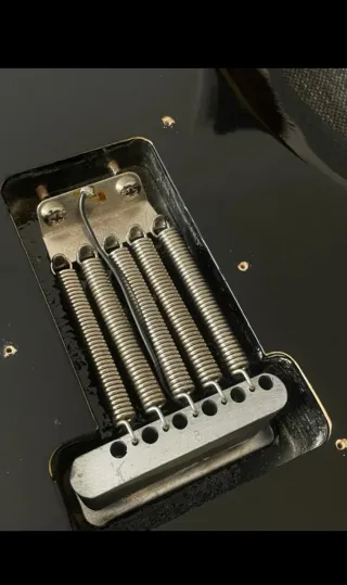 Samick Stratocaster Korea Guitarra Negra
