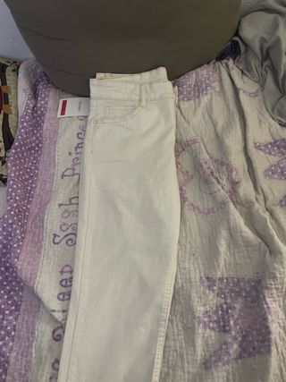 Pantalones Skinny Beige Talla L / 40 / 30