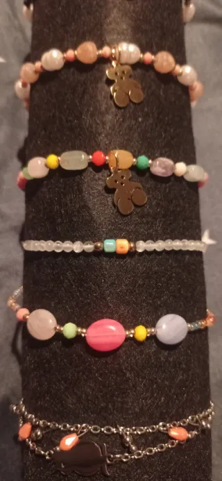 Pulseras bisutería Acero