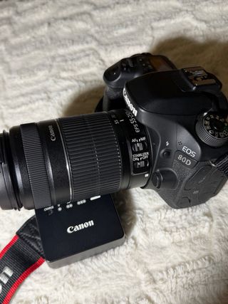 Cámara Canon 80D + Objetivo 55-250mm