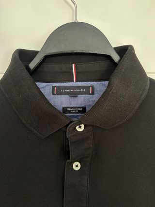 Polo Tommy Hilfiger Negro Talla M