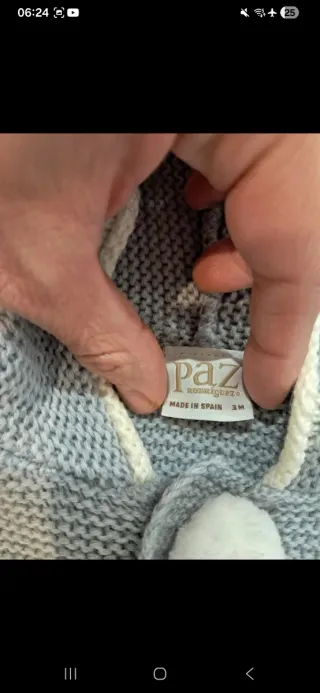 Cardigan lana bambina con cappuccio