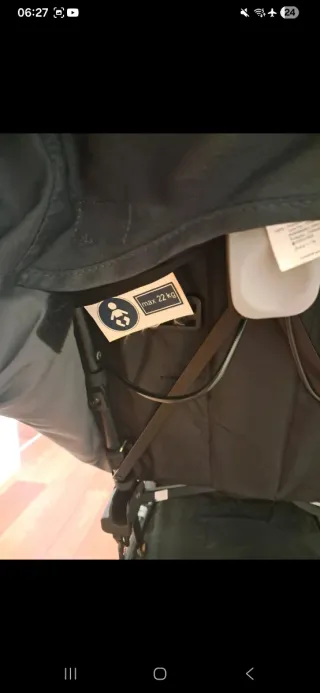 Passeggino leggero grigio